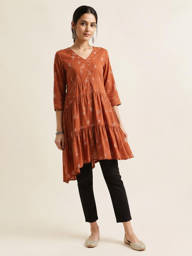 The terracotta tunic — AI-generated design concept
